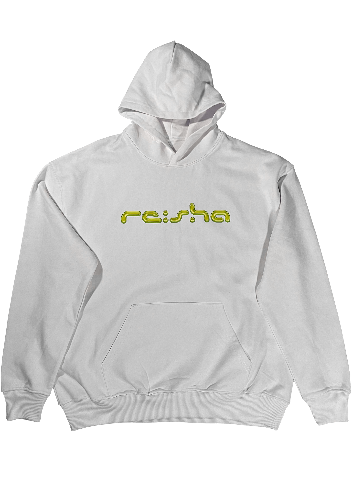 RE:SHA Green 3D Logo Heavyweight Hoodie